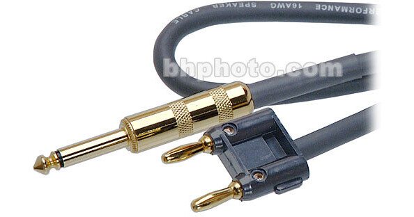 Hosa 1/4 in TS to Same - SKJ-600 - Speaker Cable