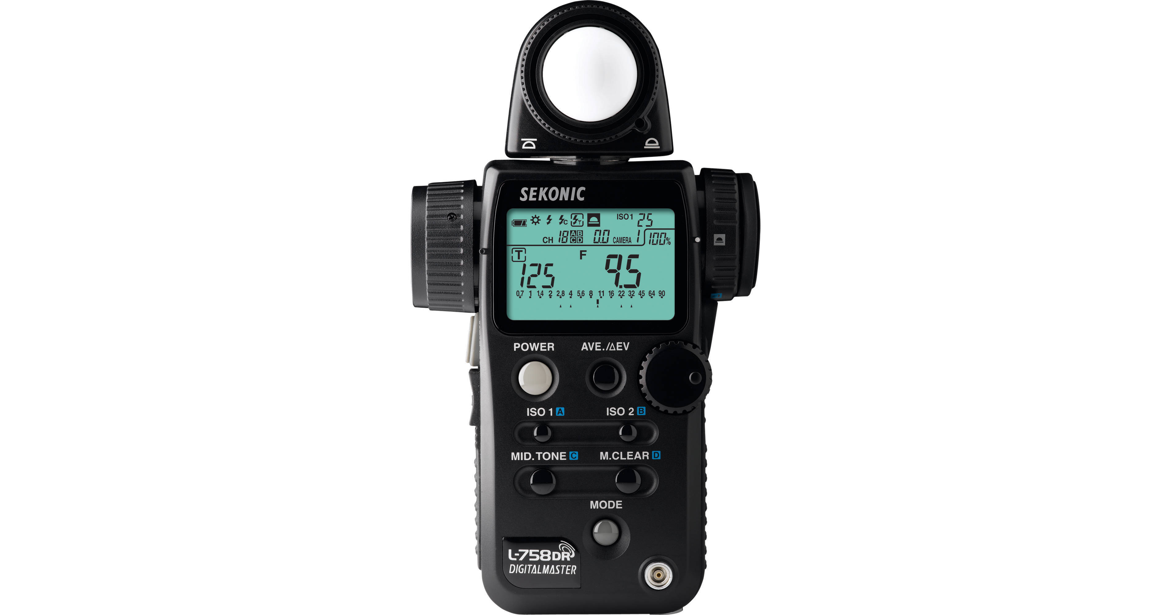 Sekonic L-758DR DigitalMaster Flash Meter 401-758 B&H Photo Video