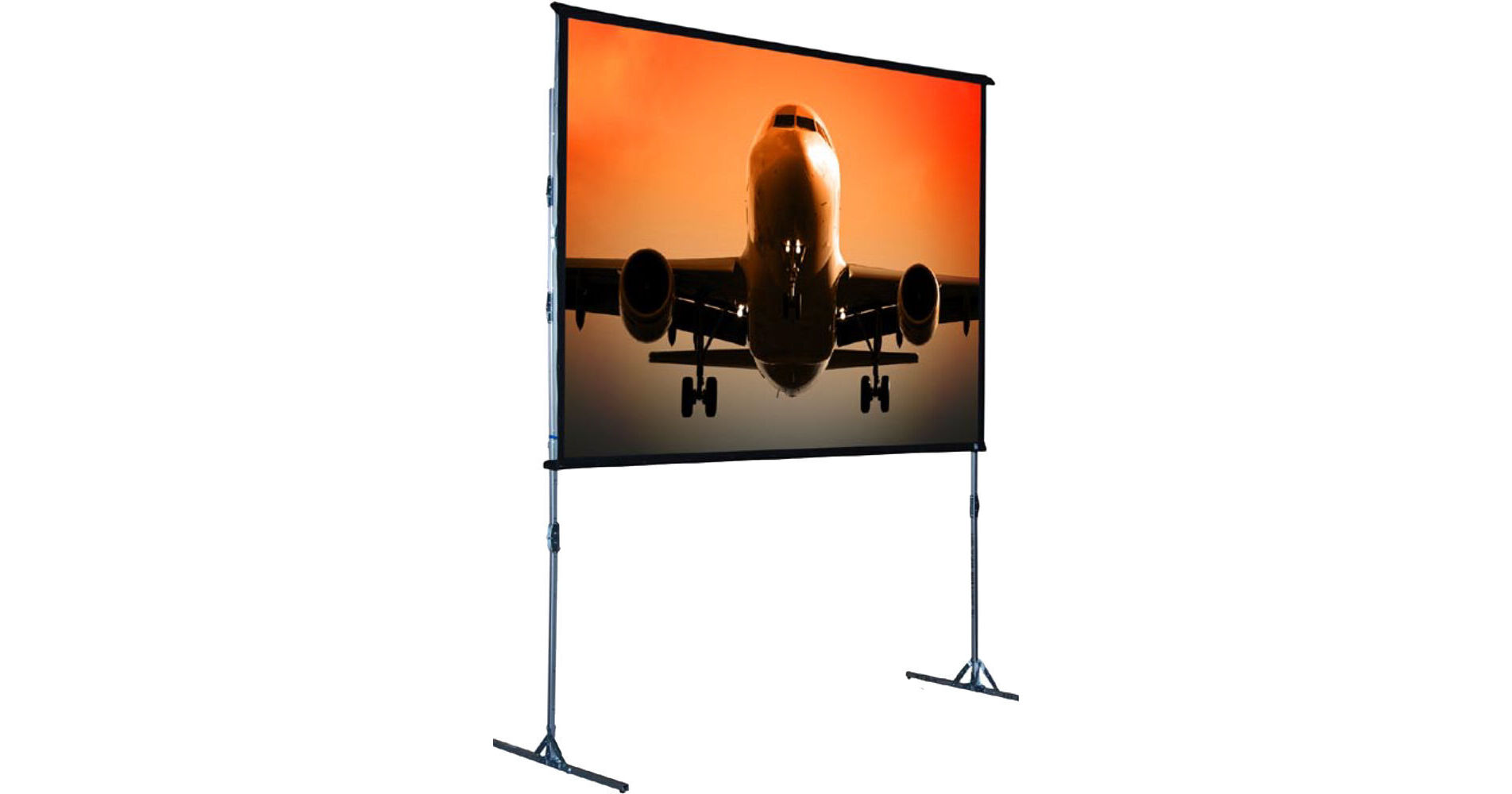 The Screen Works EZ Fold Portable Projection Screen EZF662V