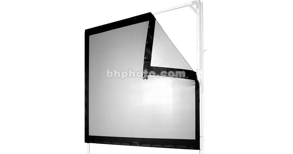 The Screen Works E-Z Fold Portable Front Projection Screen - 8'4 x 12'4 -  Audio-Visual Format - Matte White