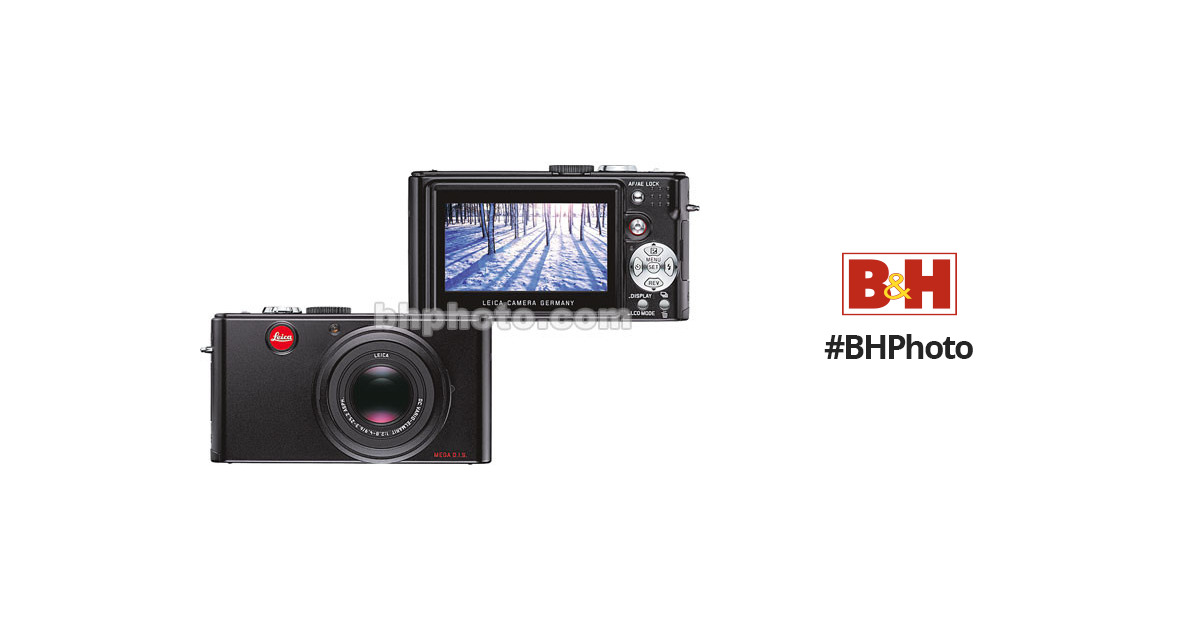 Leica D-LUX 3 Digital Camera (Black) 18303 B&H Photo Video