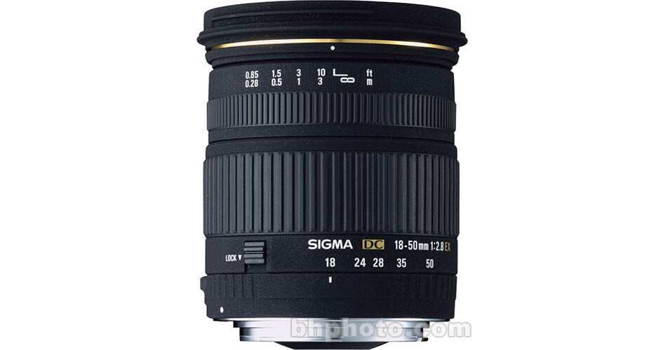 Sigma 18-50mm f/2.8 EX DC Macro Lens for Olympus 581107 B&H