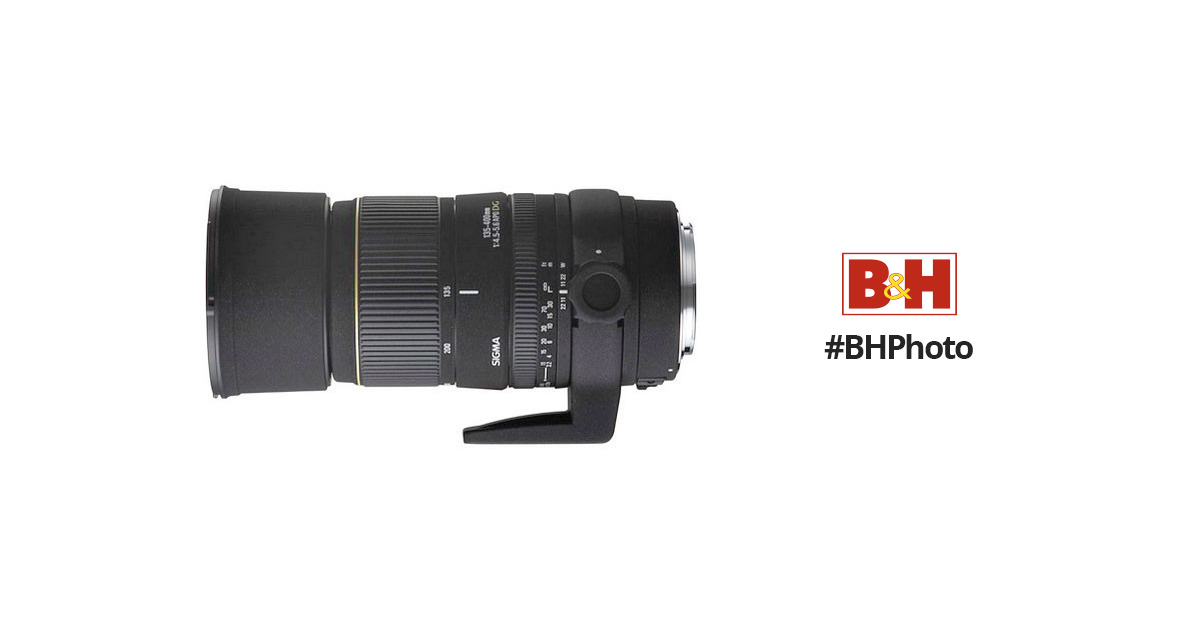 Sigma 135-400mm f/4.5-5.6 APO DG Aspherical AF Lens 727107 B&H