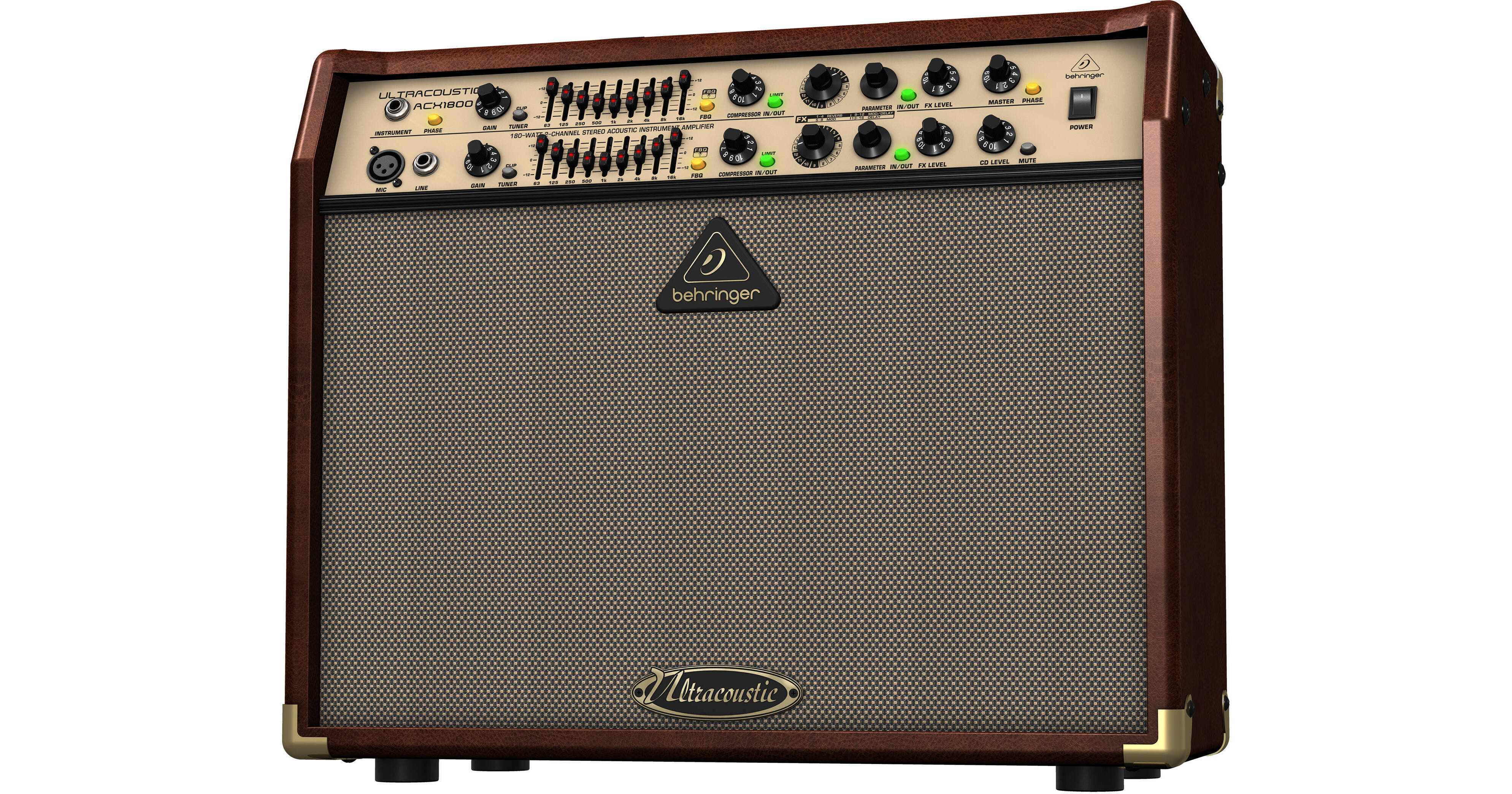 Behringer 180W, 2CH Acoustic Amplifier ACX1800 B&H Photo Video