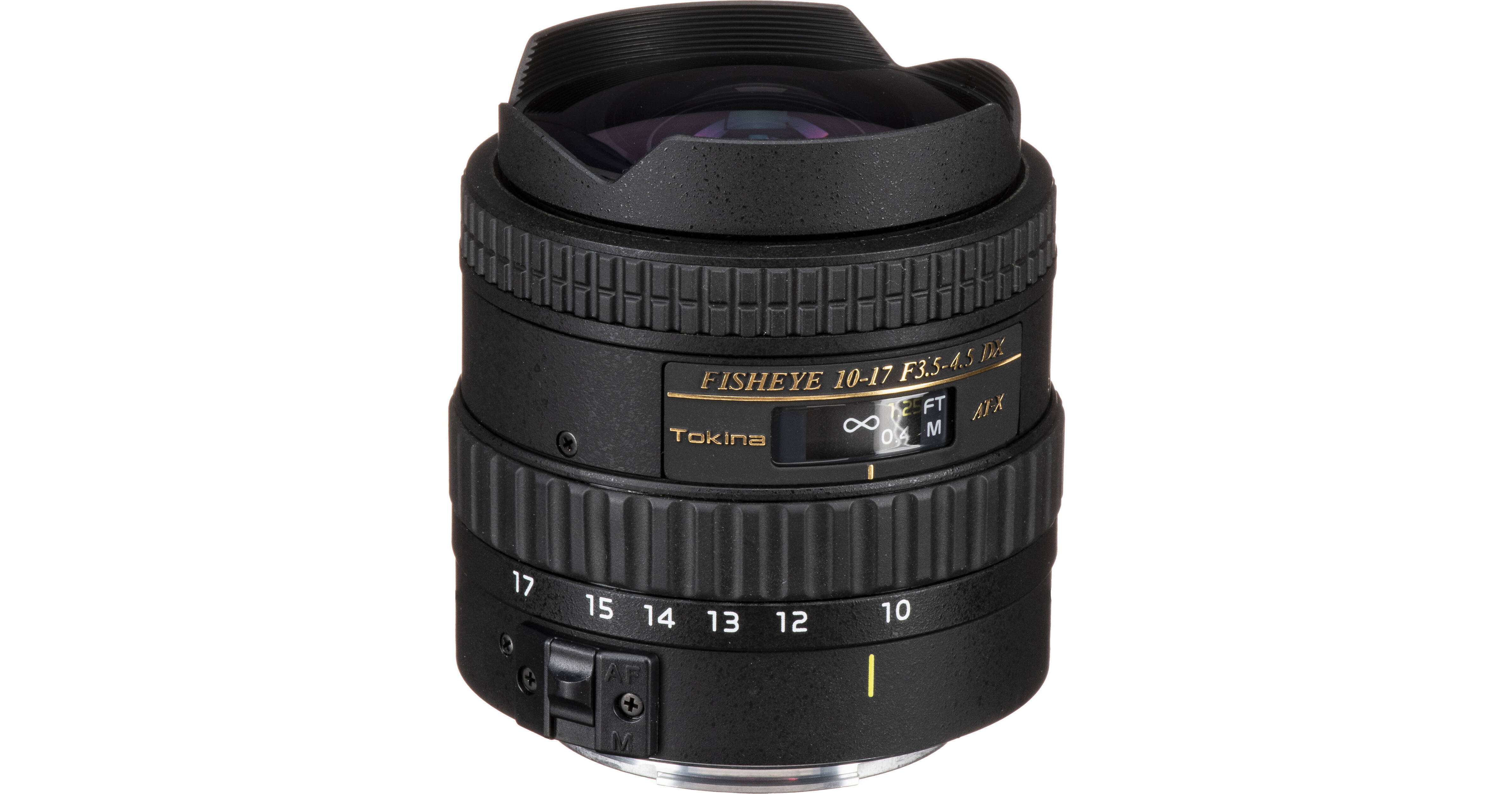 Tokina 10-17mm f/3.5-4.5 AT-X 107 AF DX Fisheye Lens ATXAF107DXC