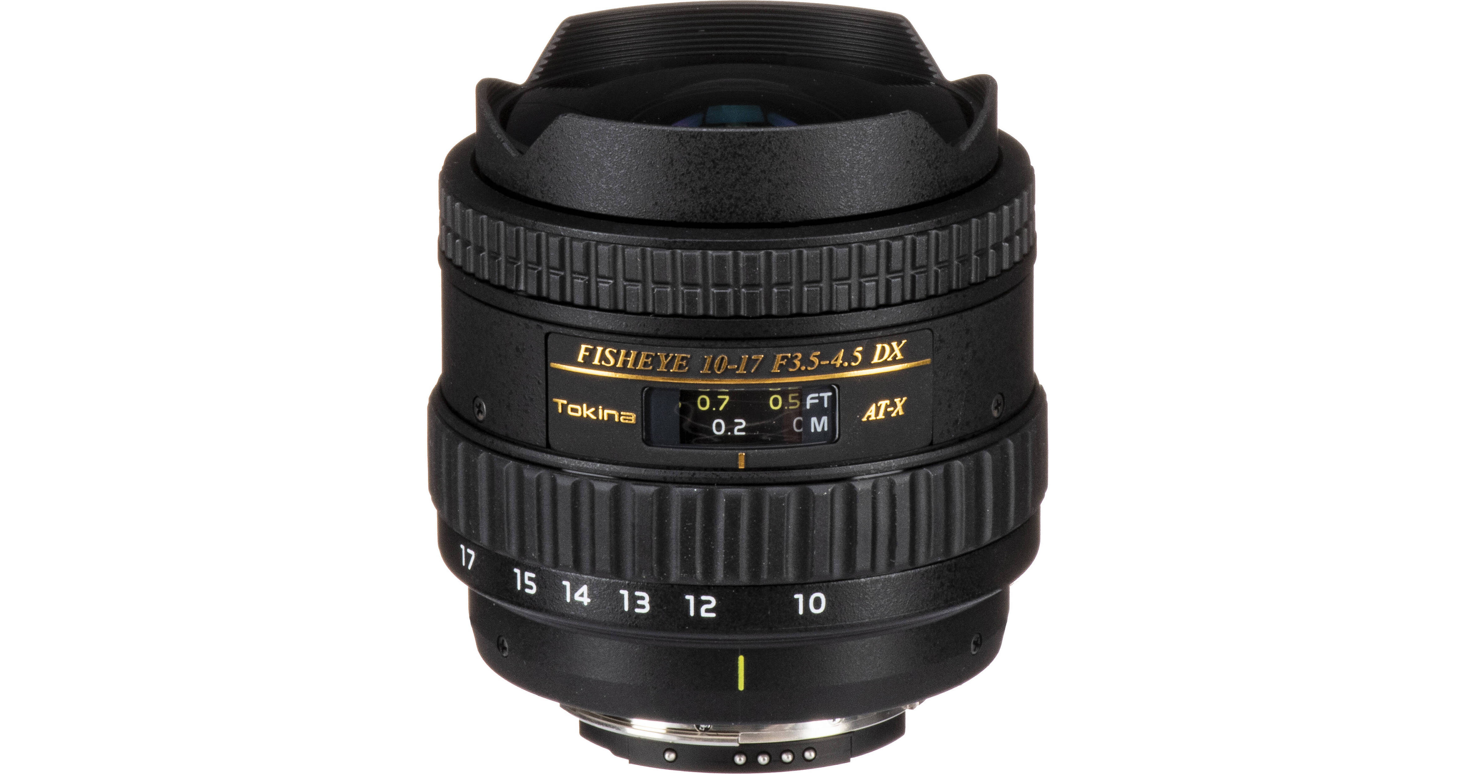 Tokina 10-17mm f/3.5-4.5 AT-X 107 DX AF Fisheye Lens ATXAF107DXN