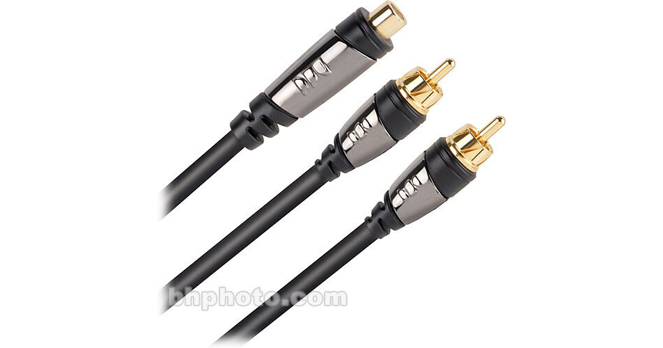 Monster Cable RCA Female to 2 RCA Male YAdapter 600450 B&H