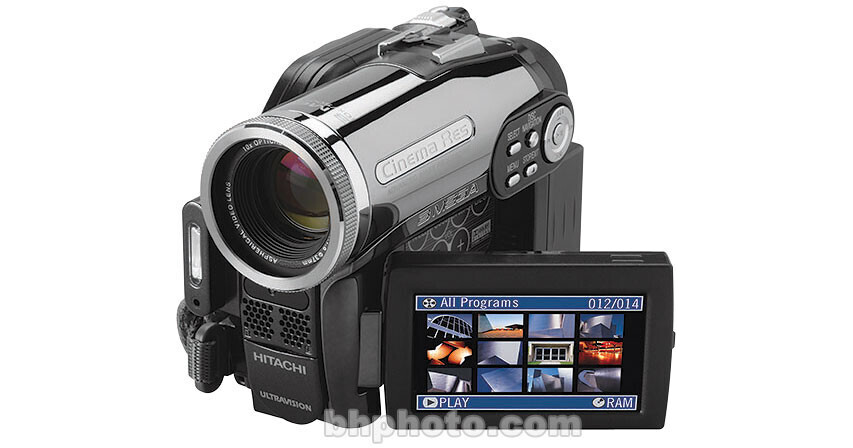 Hitachi DZGX3300A'DEMO' DVD-RAM/DVD-R Camcorder B&H Photo Video