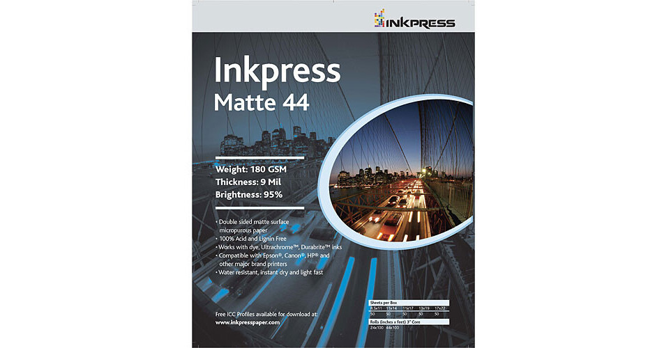 Inkpress Inkjet Papers - 11 inch x 17 inch, Proofing Matte, 100 Sheets