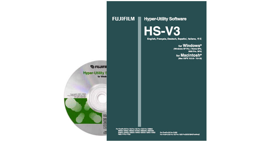 Fujifilm Hyper Utility Software HSV3 600006016 B&H Photo Video