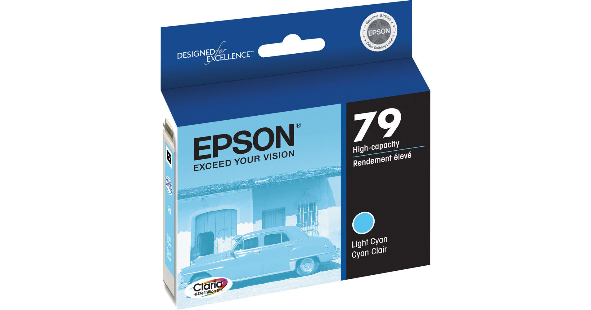 Epson T0795 cartouche d'encre (d'origine) - cyan clair Epson