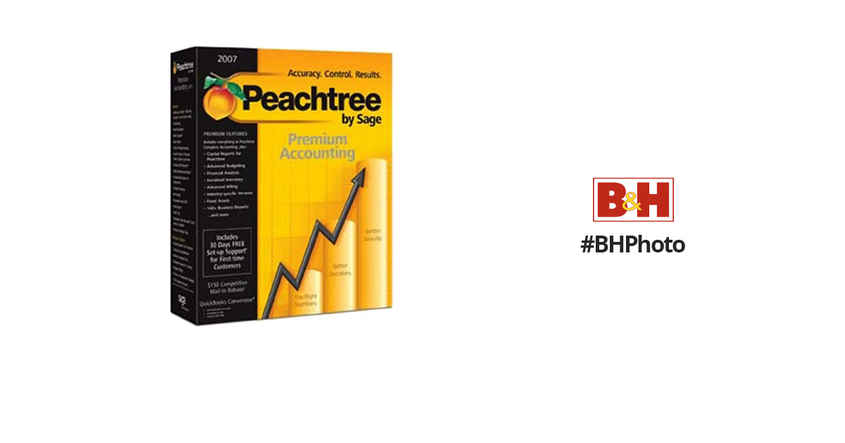 Sage Software Peachtree Premium Accounting 2007 PPA2007RT B&H