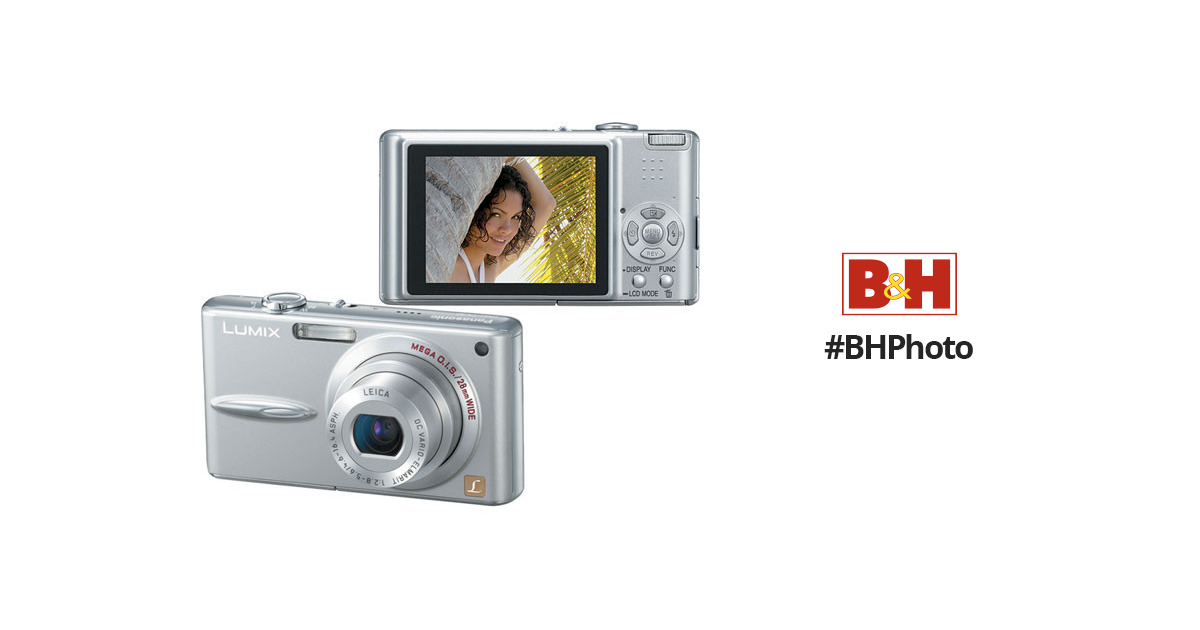 Panasonic Lumix DMC-FX30 Digital Camera (Silver) DMCFX30S B&H