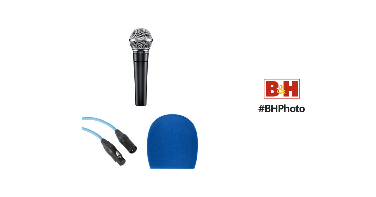 Shure SM58 Dynamic Voice-Over Microphone Kit B&H Photo Video