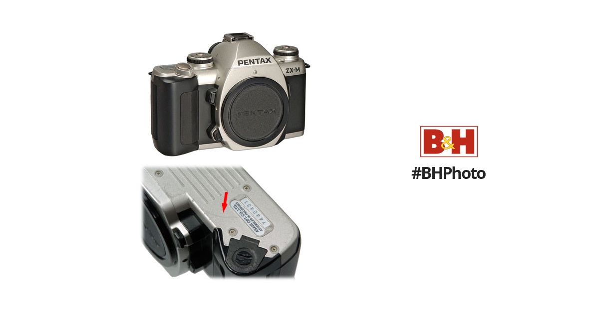 Pentax ZX-M 35mm SLR Manual Focus Camera Body - Silver