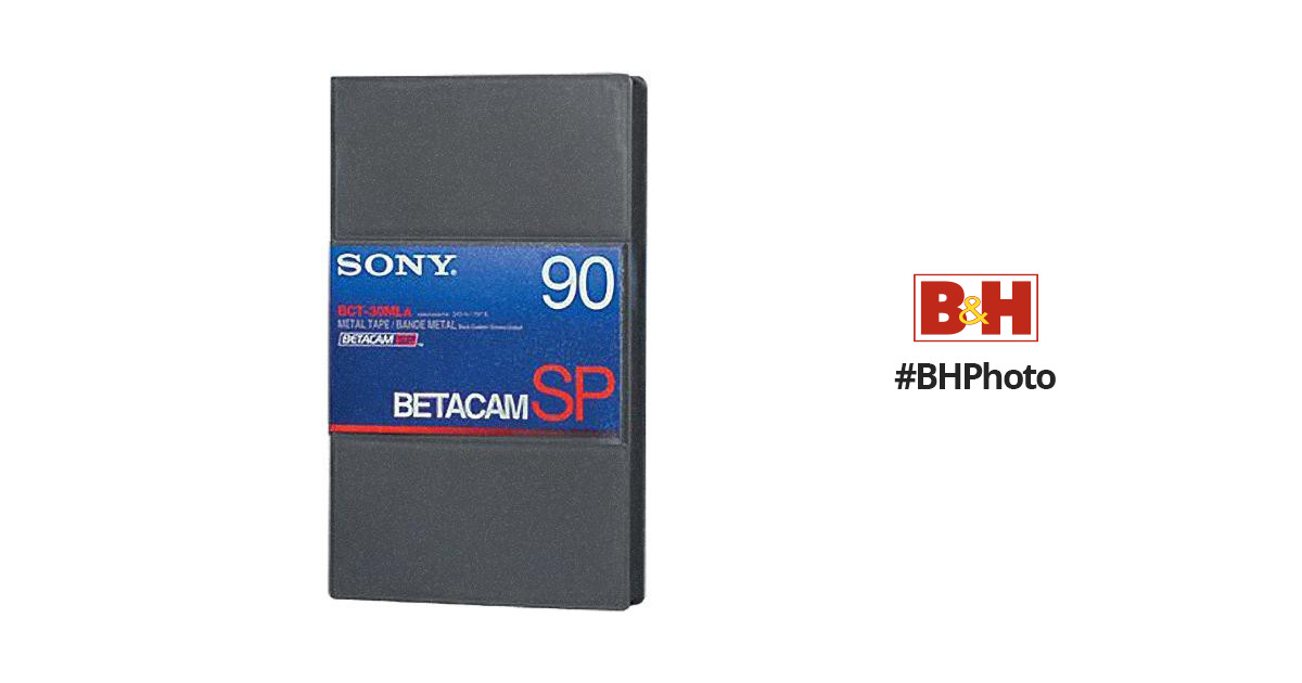 2 X Sony BCT-90 MLA BETACAM SP 1/2" Métal Ruban De Cassette Vidéo grandes bandes 
