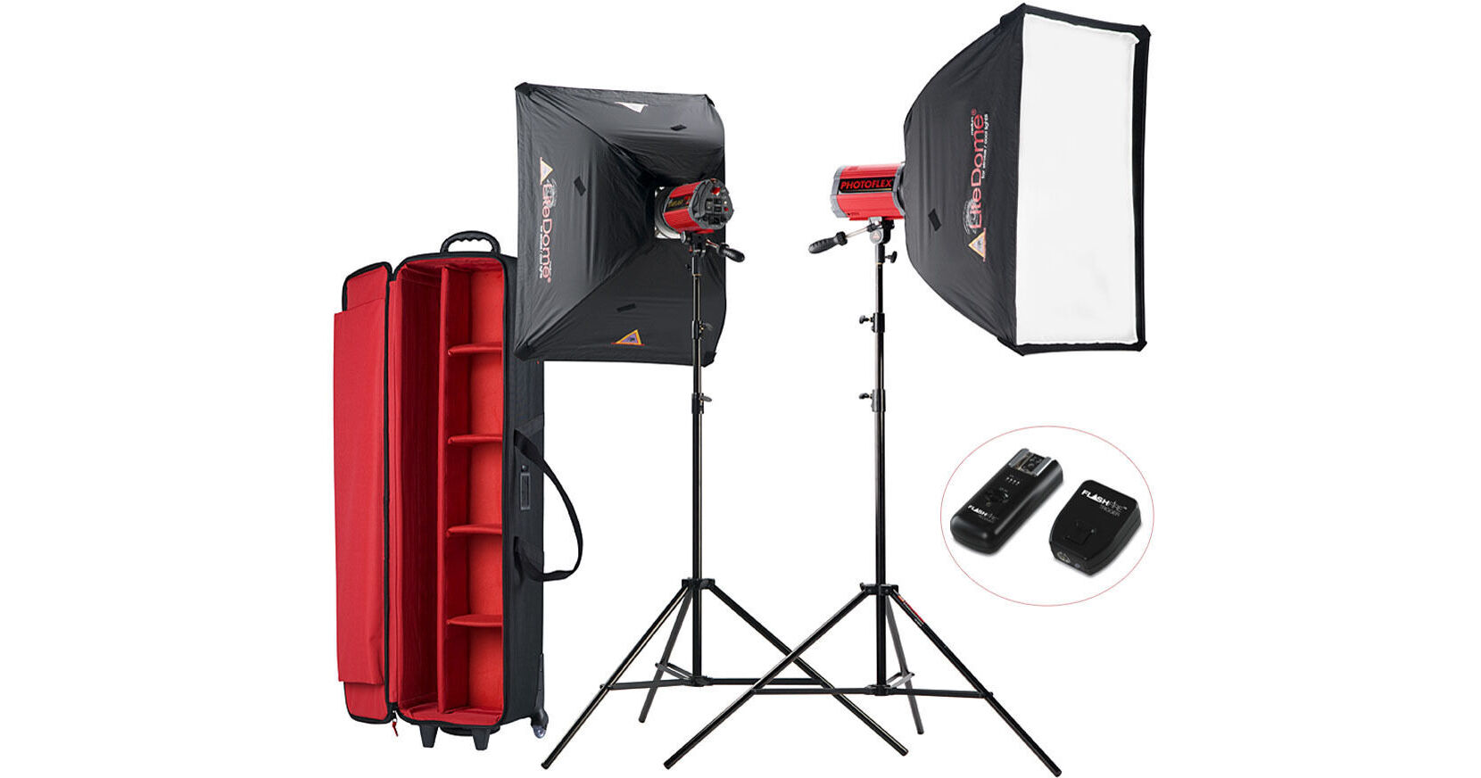 Photoflex StarFlash 300W Dual LiteDome Kit with Case