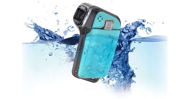 Sanyo Xacti E1 Waterproof SD Memory Card Camcorder Blue,
