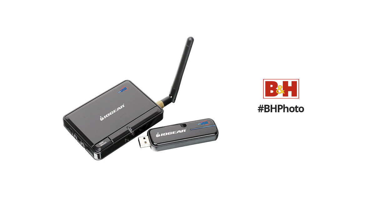 spil Awakening religion IOGEAR 4-Port Wireless USB Hub and Adapter GUWH104KIT B&H Photo