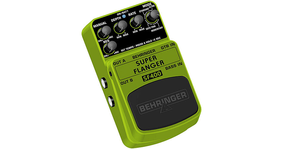 Behringer SUPER FLANGER SF400 Ultimate Flanger Effects Pedal