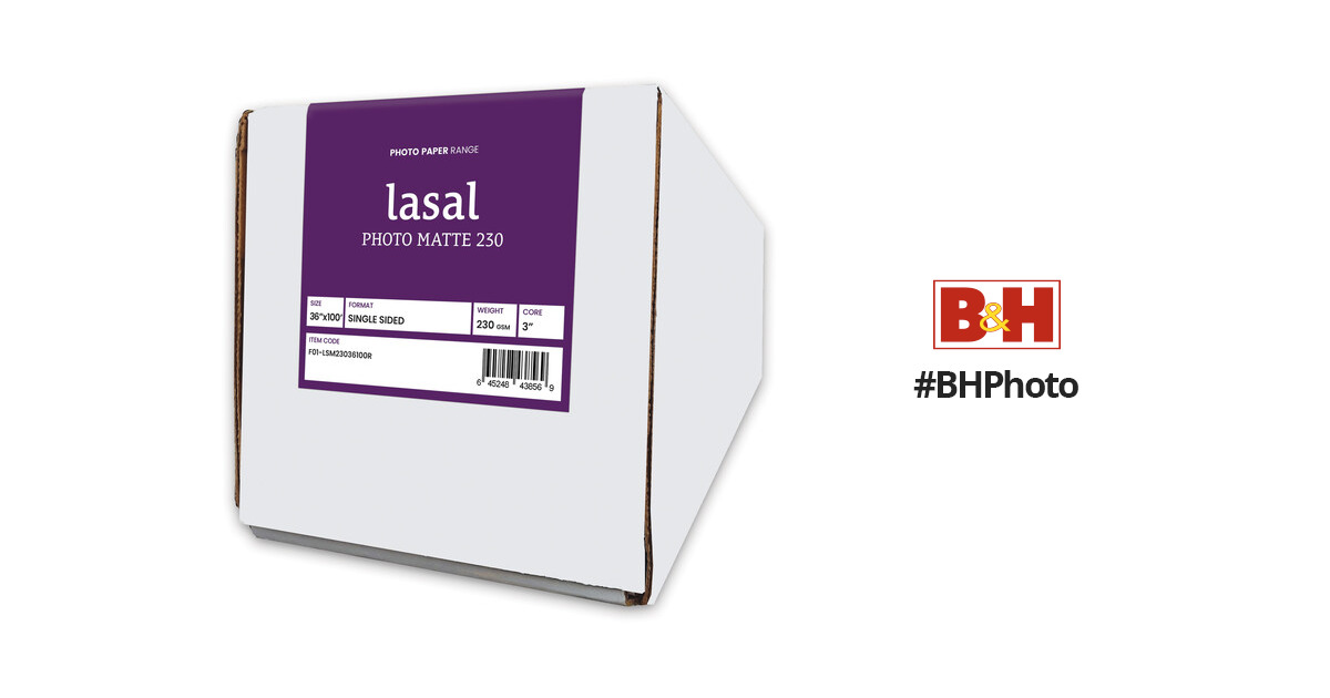 Moab Lasal Matte Photo Paper (5x7), 50 Sheets Double-Sided F01LSM2355750