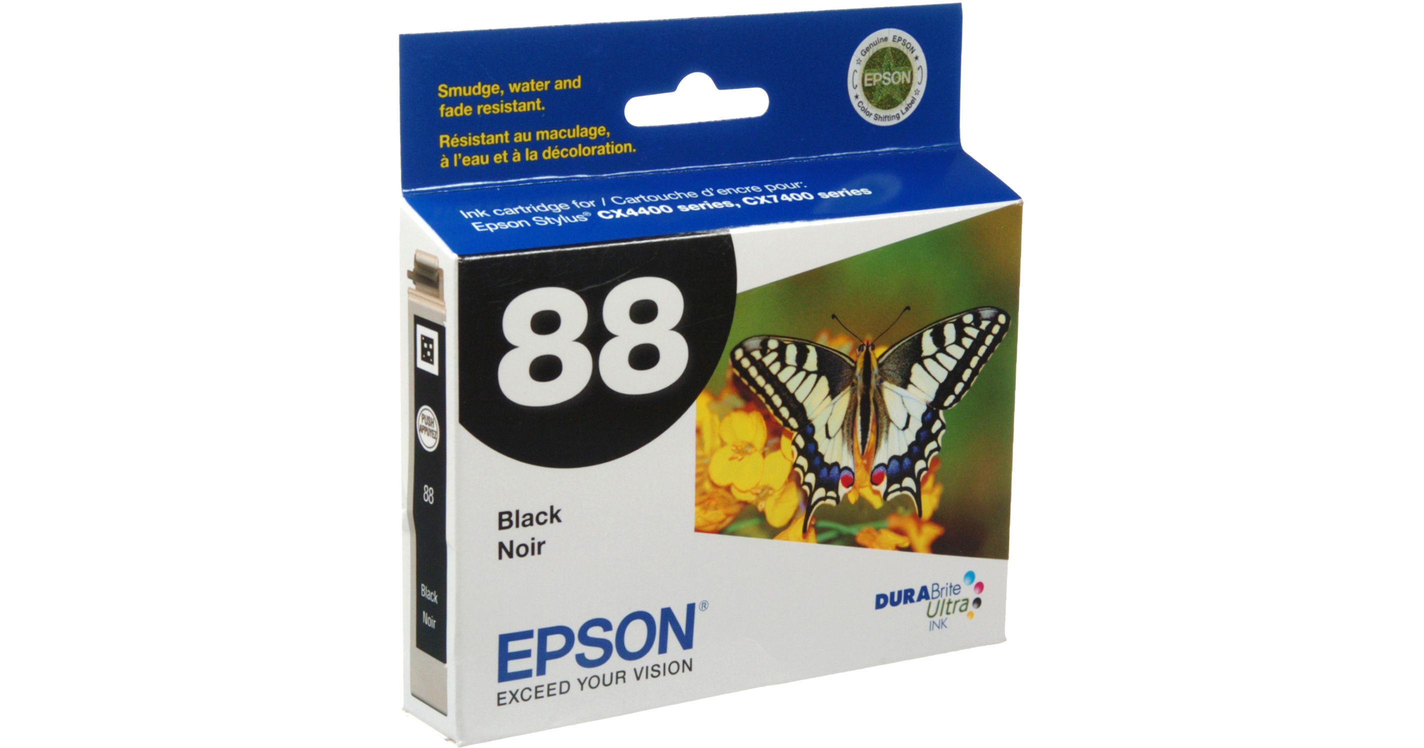Epson 88 ModerateCapacity Black Ink Cartridge T088120 B&H Photo