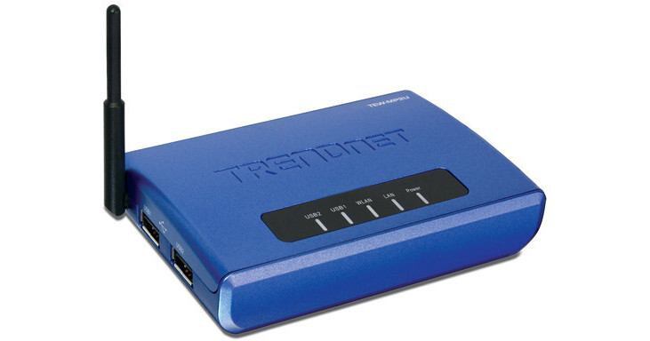 TRENDnet 2-Port 802.11g 54 Mbps Wireless Multi-Functi TEW-MP2U