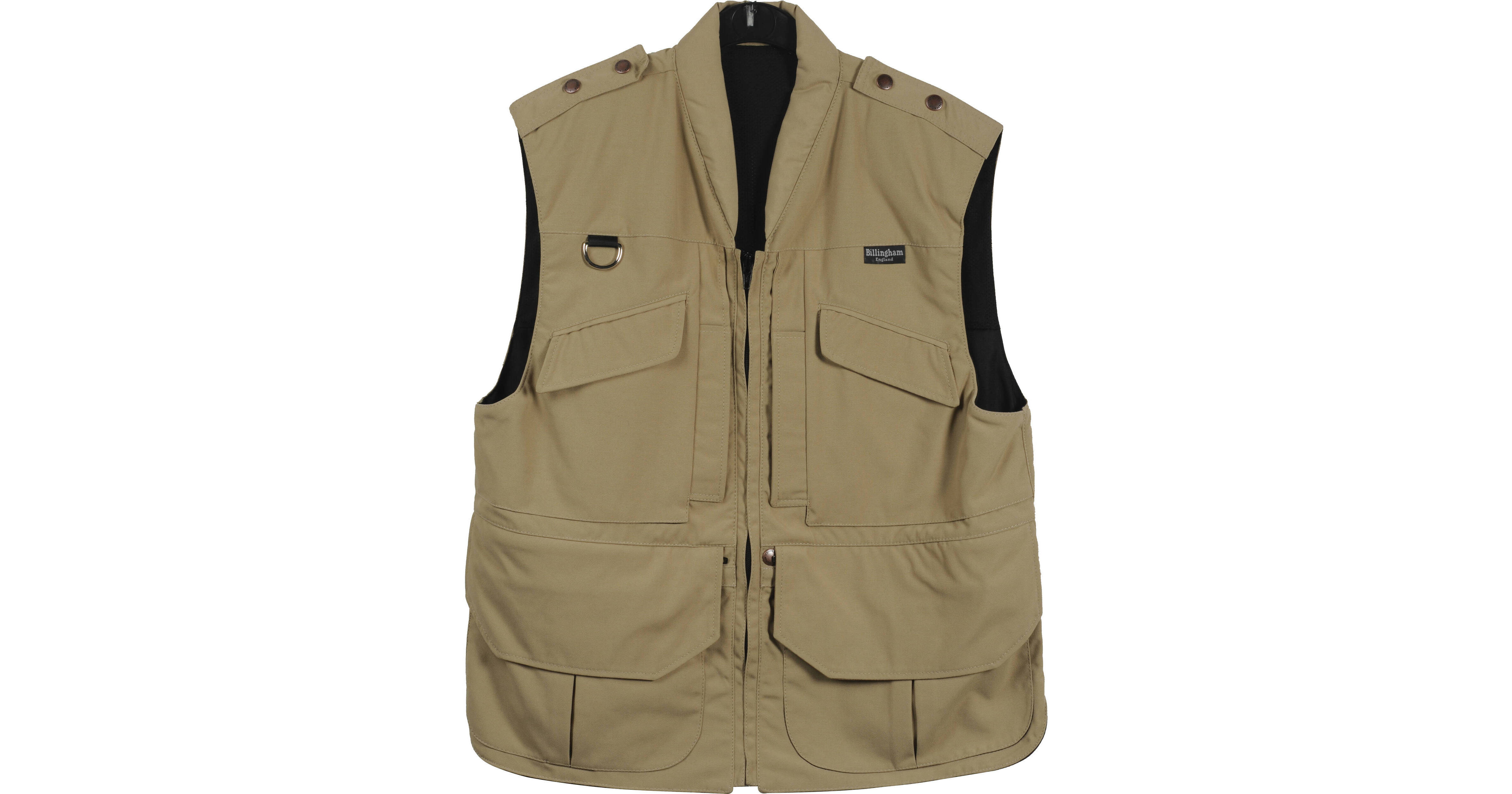 Billingham XXLarge Photo Vest (Stone) BI 536566 B&H Photo Video