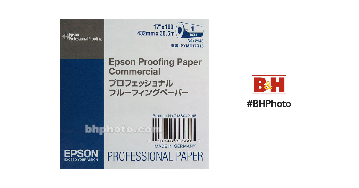 Epson Commercial Inkjet Proofing Paper (17