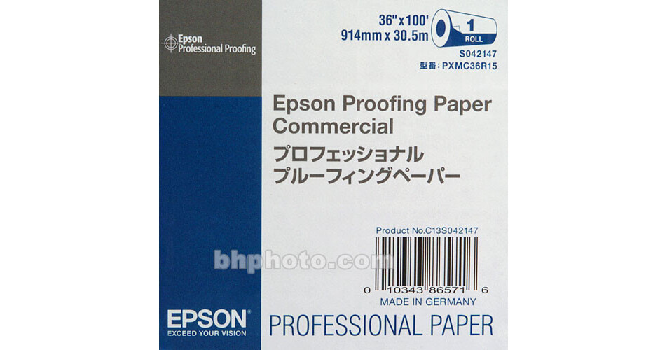 Epson Commercial Inkjet Proofing Paper (36