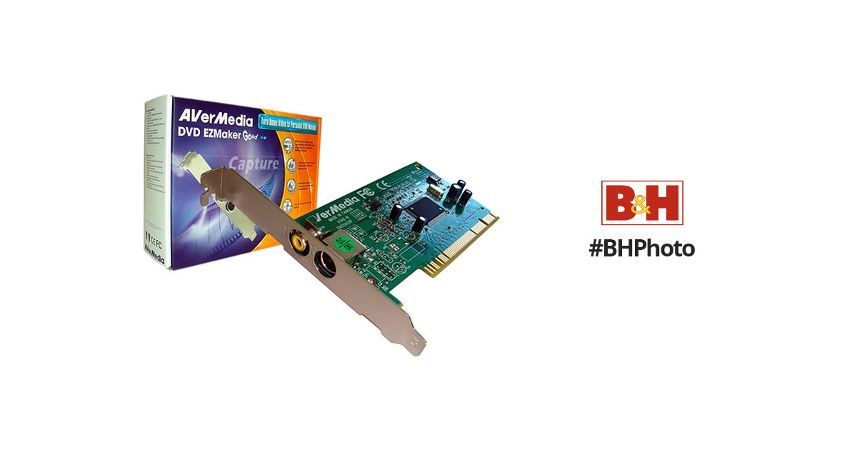 AVerMedia DVD EzMaker Gold - PCI Video Capture Card and