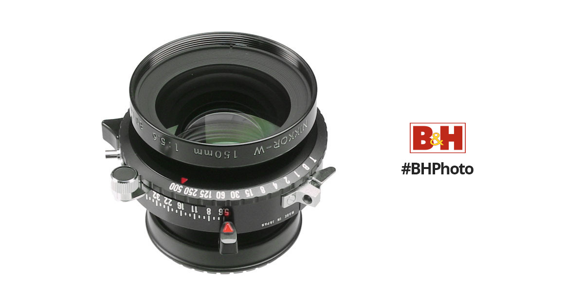 Nikon 150mm f/5.6 Nikkor-W Lens with Copal #0 Shutter 1314 B&H