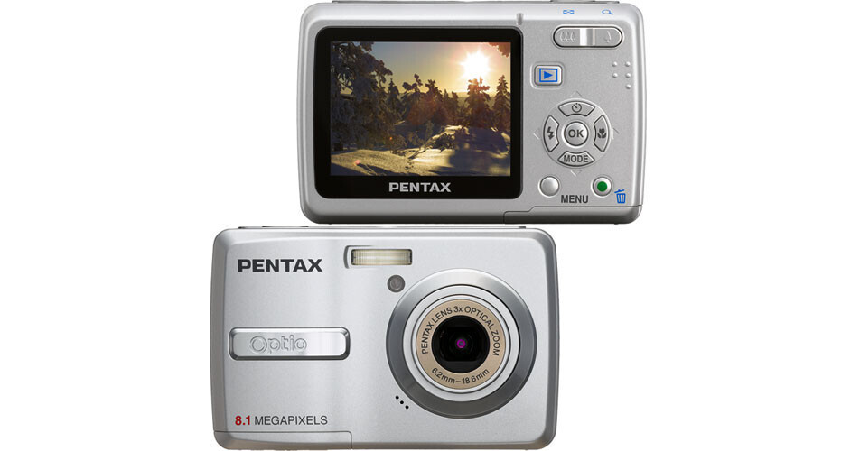 Pentax Optio E40 Digital Camera 19196 B&H Photo Video