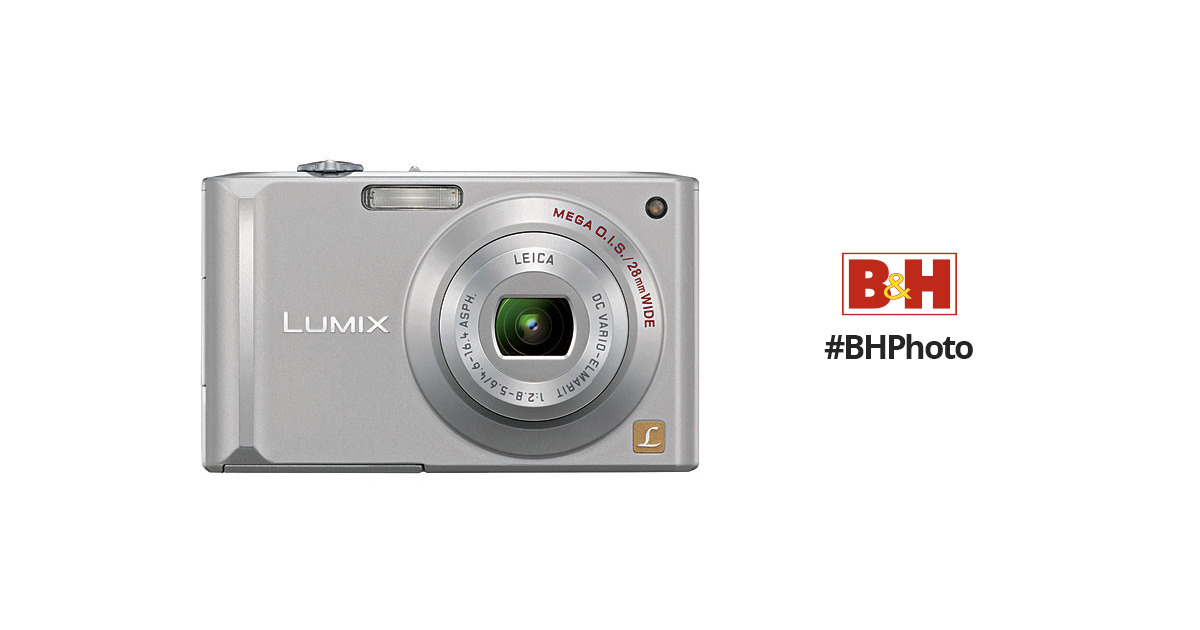 Panasonic LUMIX DMC-FX55 Digital Camera (Silver) DMC-FX55S B&H
