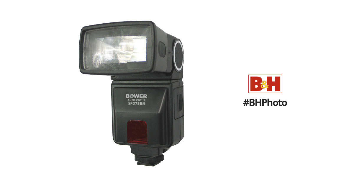 Bower SFD728 Autofocus TTL Flash for Nikon Cameras SFD728N B&H