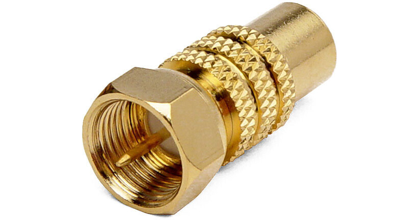 Phoenix Gold V106 Male F Plug To Female RCA Adapter V106 B&H