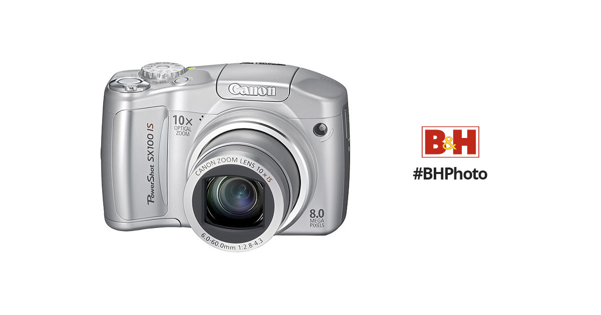 Vakantie namens Arthur Conan Doyle Canon PowerShot SX100 IS Digital Camera (Silver) 2091B001 B&H