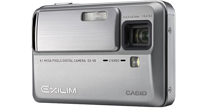 Casio Exilim Hi-Zoom EX-V8 Digital Camera (Silver) EX-V8SREBA