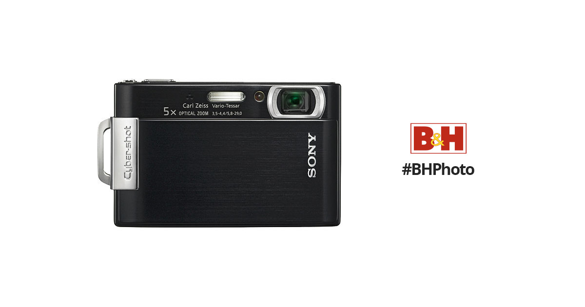 Sony Cybershot DSC-T200 Digital Camera (Black) DSCT200/B B&H