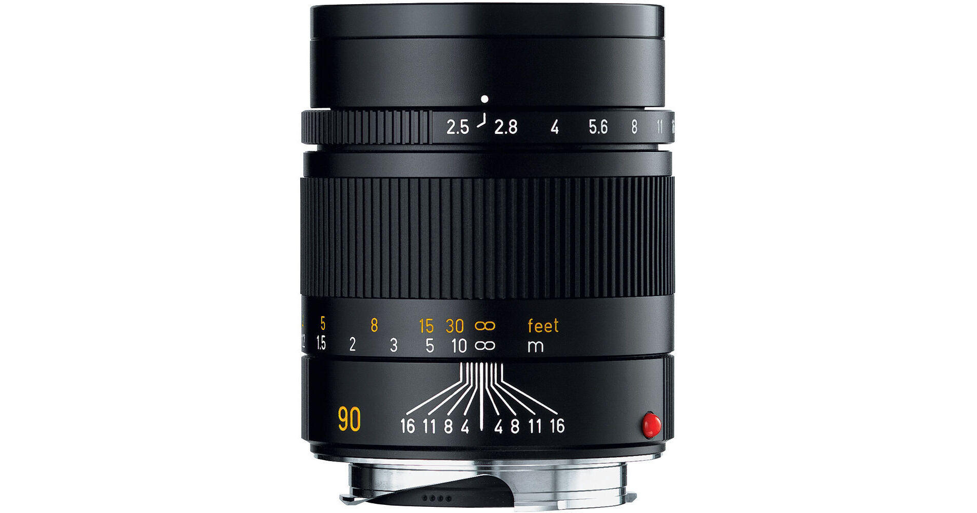 Leica 90mm f/2.5 Summarit-M Manual Focus Lens (Black) 11-646 B&H