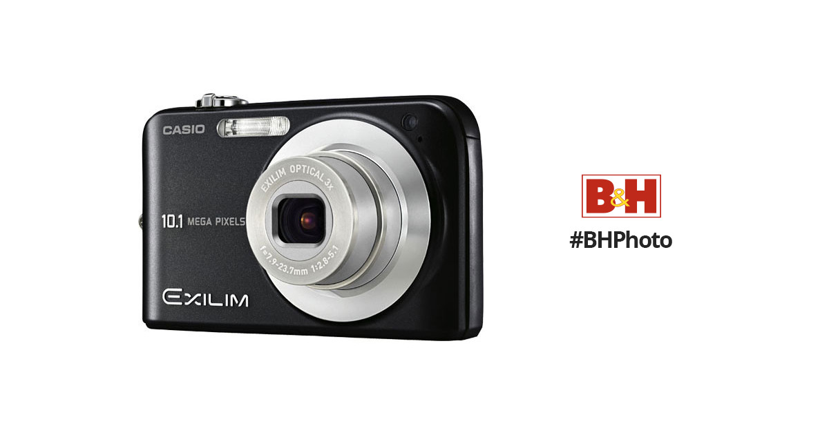 Casio Exilim Z1080 Digital Camera (Black) EX-Z1080BKEBB B&H