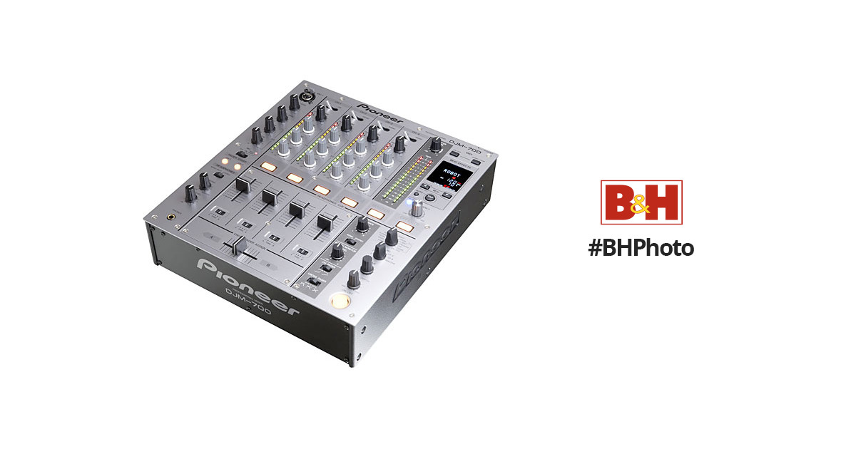 Pioneer DJM-700 - DJ Mixer with Effects (Silver) DJM-700-S B&H
