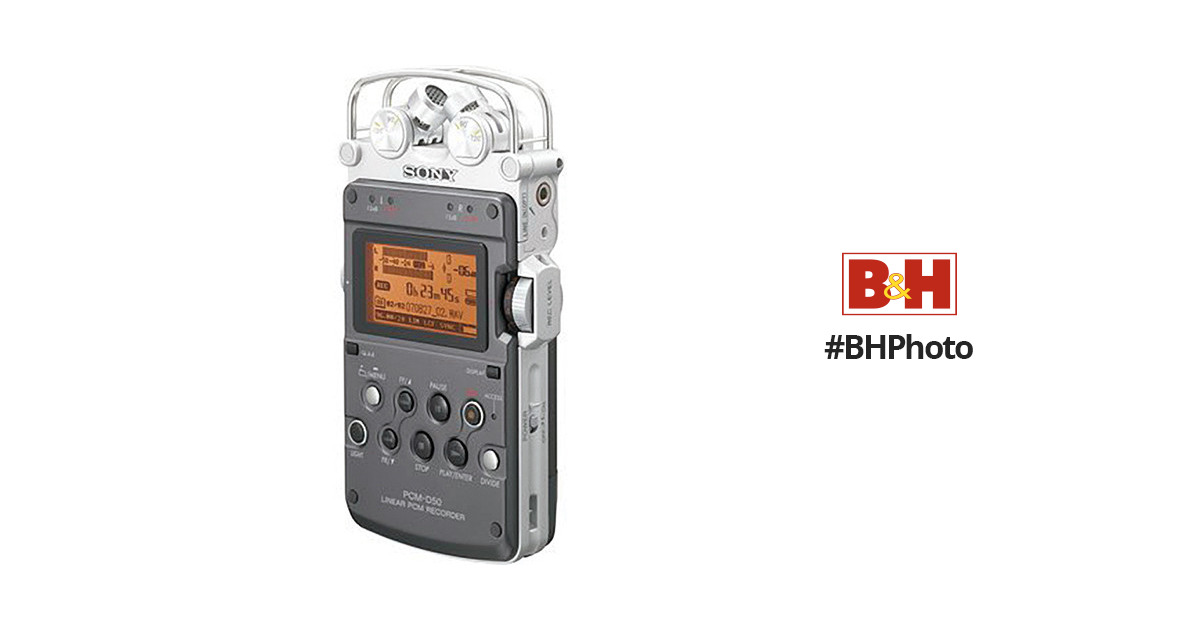 Sony PCM-D50 Professional Portable Stereo Digital Audio PCM-D50