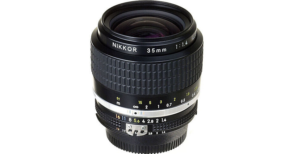 Nikon Wide Angle 35mm f/1.4 AIS Manual Focus Lens 1429 B&H Photo