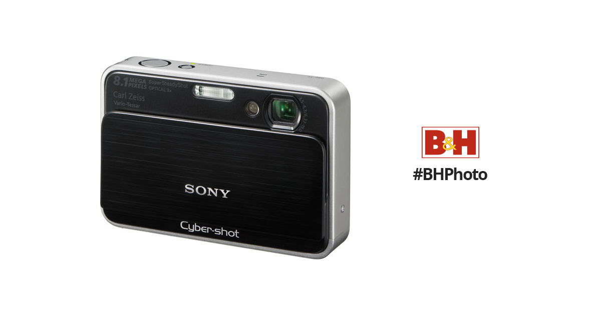 Sony Cyber-shot DSC-T2 Digital Camera (Black) DSCT2/B B&H Photo