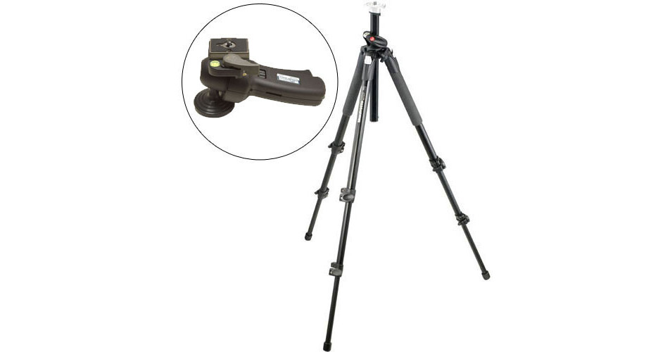 Manfrotto 055XPROB (Black) Tripod Kit, with 322RC2 055XPROB,322K