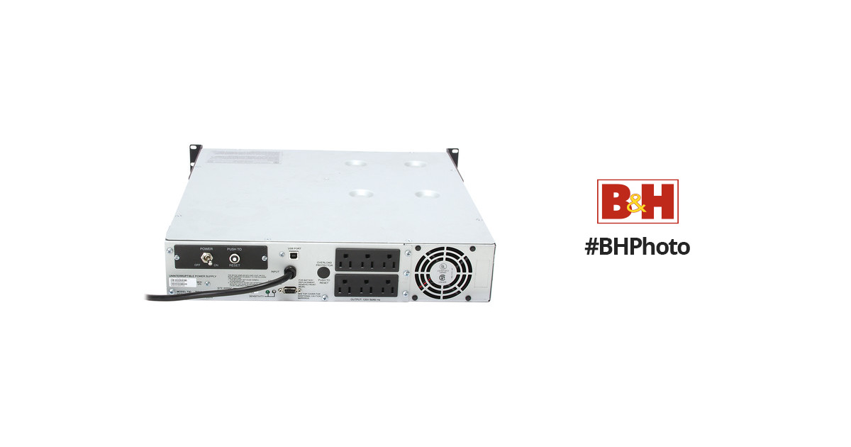APC Smart-UPS Battery Backup & Surge Protector SMT1500RM2UC B&H