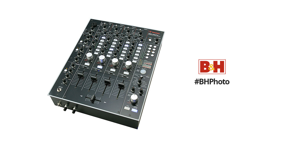 Vestax PMC-580 Professional 4-Channel Digital DJ Mixer PMC-580