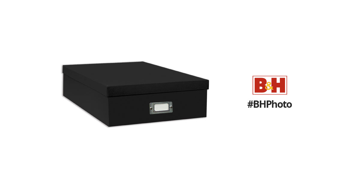 Pioneer Photo Albums Scrapbooking Storage Box (Black)