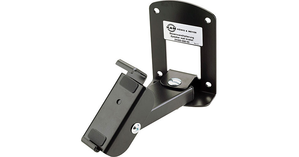 K&M 24465 Speaker Wall Mount (Black) 24465-000-55 B&H Photo Video